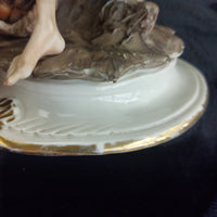 Thumbnail for Capodimonte Style Boy &dog Figurine with Dog & Fruit Basket 11