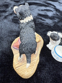 Thumbnail for 2 Fine Border Arts Dog Figurines 