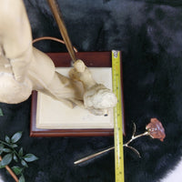 Thumbnail for Vintage Vittorio Tessaro Figurine Lamp - Elegant Lady & Poodle - untested! 199218