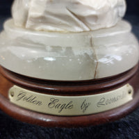Thumbnail for Leonardo Golden Statue Eagle Sculpture Marble Resin 9” Figurine United Kingdom.12