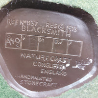 Thumbnail for Naturecraft Blacksmith Figurine 1973 Hand Painted Stonecraft Collectible 8