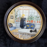 Thumbnail for Royal Copenhagen Carl Larsson Flowers on the Windowsill Framed Porcelain Plate8