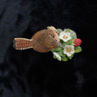 Thumbnail for Bird Ornament Border Fine Arts Jenny Wren B1033 Figurine Handmade Scotland  20072