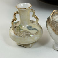 Thumbnail for Miniature Japan Lusterware Vases Porcelain Ornaments Set Of 5 easter decor Style11
