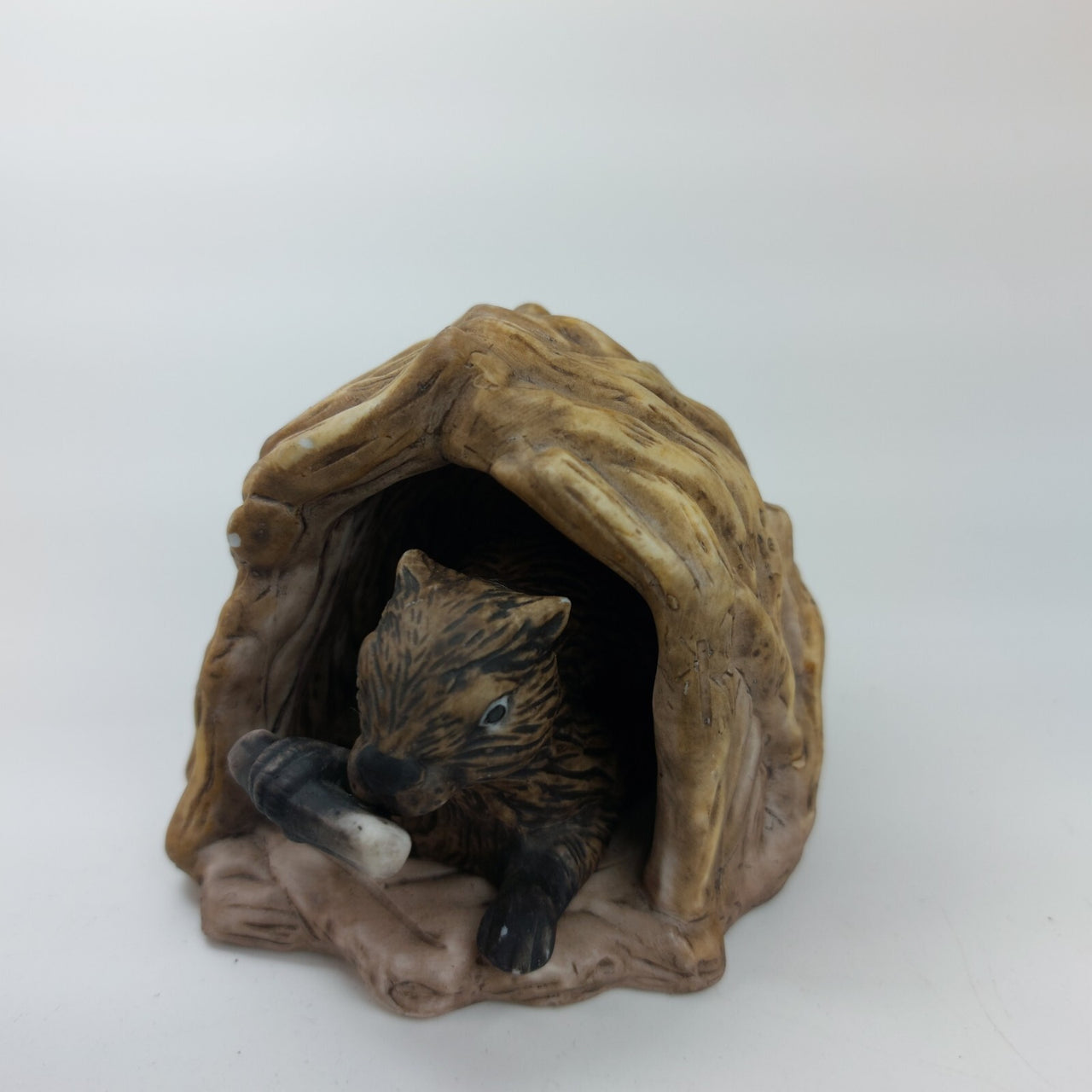 1984 Woodland Franklin Beaver 3" Jacqueline Smith Porcelain Collectible Figurine2