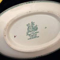 Thumbnail for Royal England Cauldon Green Dragon Serving Set x6 – Vintage Ironstone China3