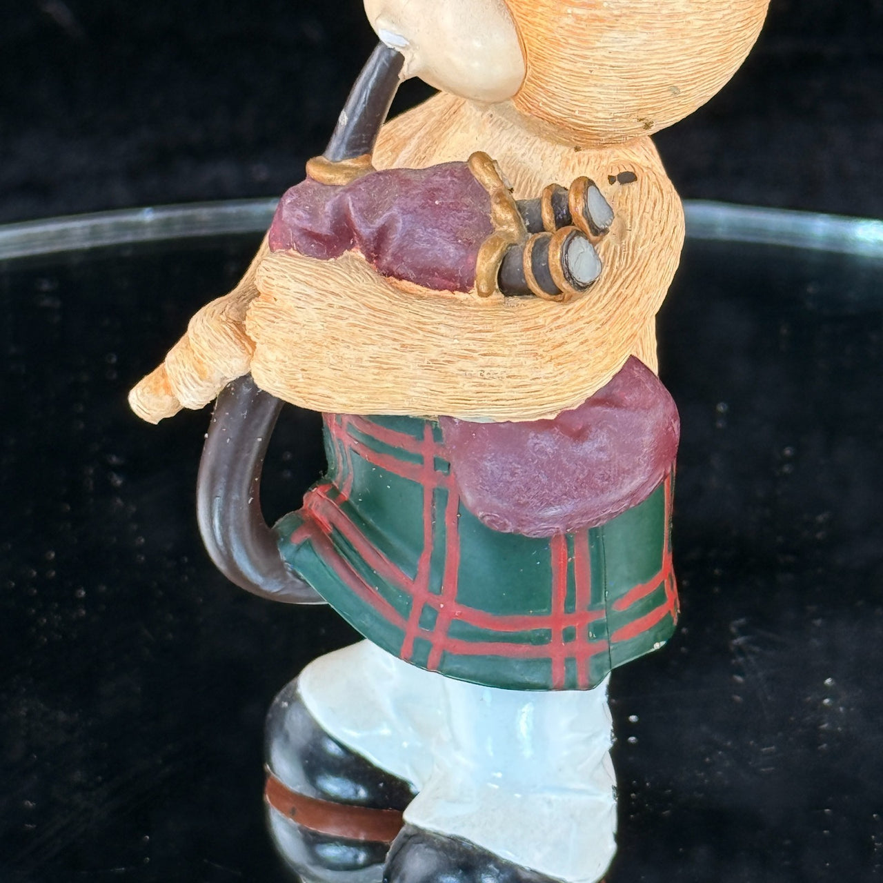 Retired Bad Taste Bears "ANGUS" Scottish Bagpipes Kilt Figurine With Box g funny5