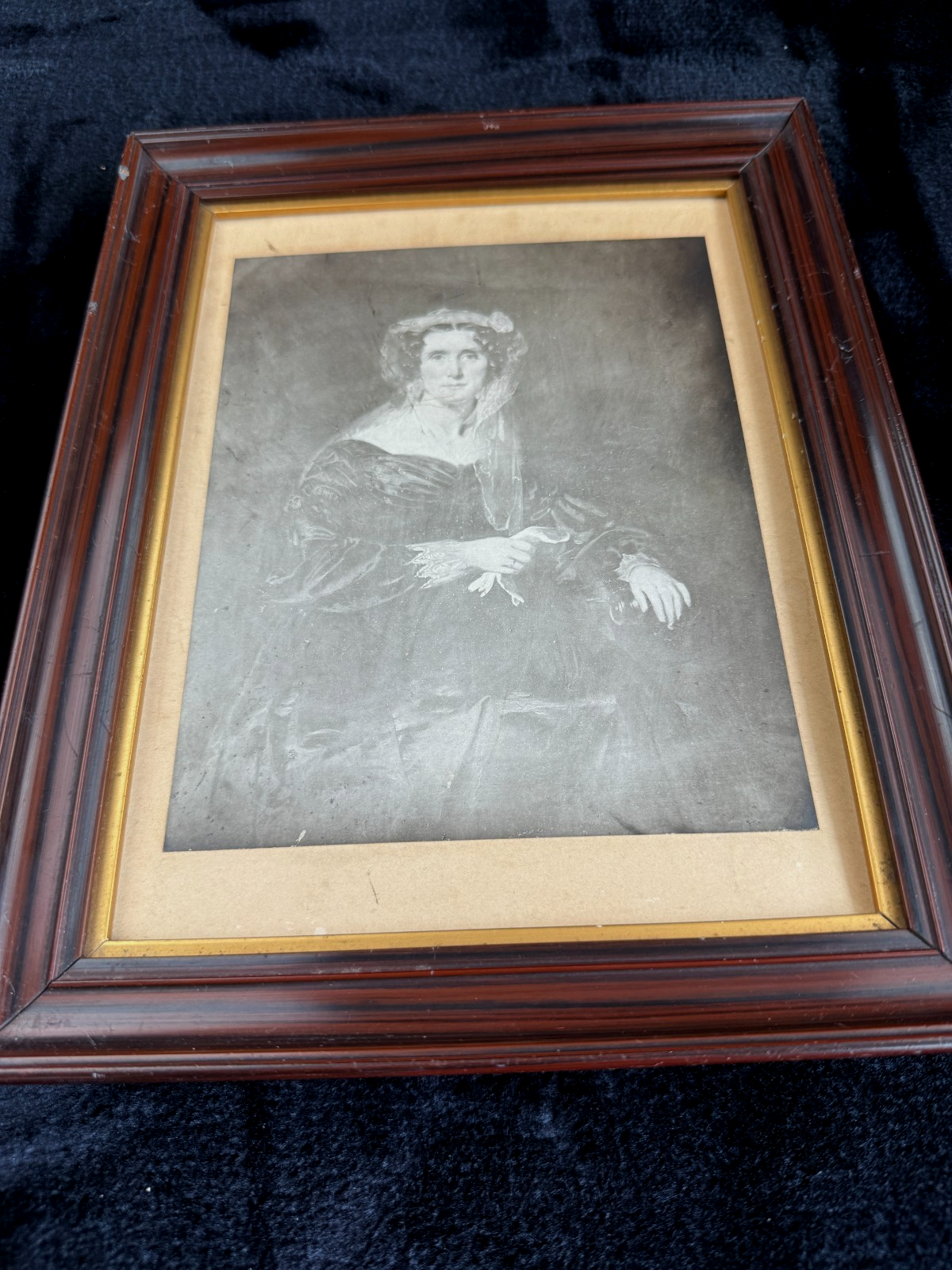 Victorian Elegance: Antique Portrait of a Lady Paper Print Medium United Kingdom3