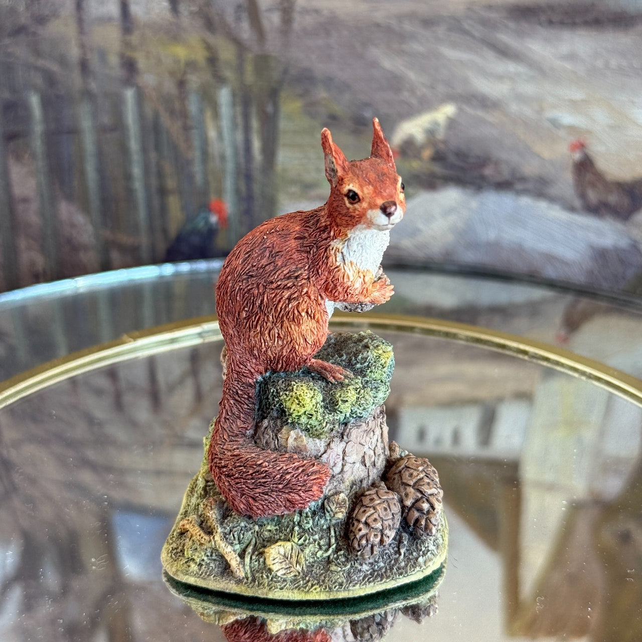Border Fine Arts 1996 Red Squirrel "Autumn Harvest" B0036 by Ray Ayres Scotland0