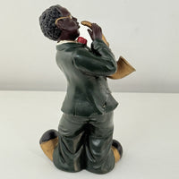 Thumbnail for Ceramic Jazz Musician Figurine Set Of 4 See The Pics African American Band Pair12