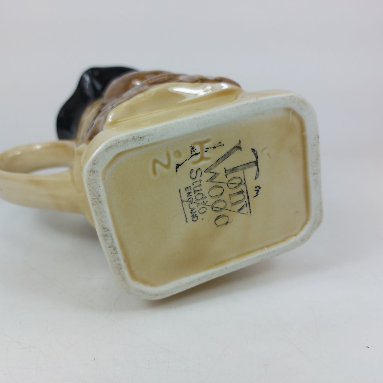 Tony Wood Toby Studio Jug 6.5" Vintage Collectible Ceramic Classic Traditional7