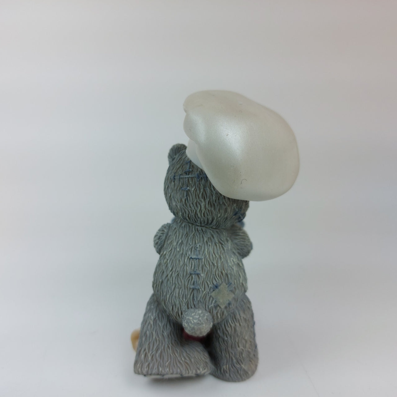 Me to Grey You Tatty Teddy Chef with Cupcake 4 Inch Handmade Figurine Bear8