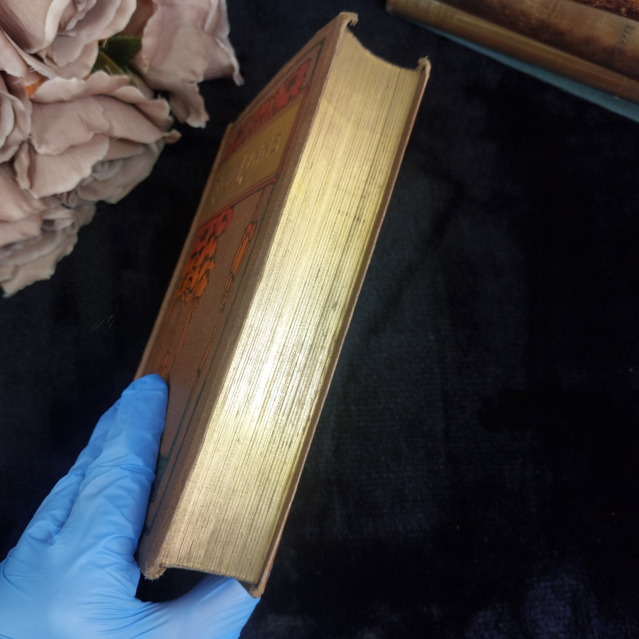 East Lynne Mrs Henry Wood antique book gift Cover Art Nouveau Illustrated 19094