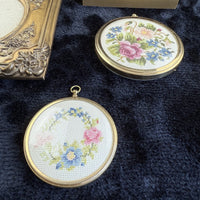 Thumbnail for Set of 7 Vintage Brass Ornate Gold Tone Picture Frames (moseley ware metal 198010