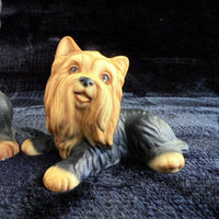 Thumbnail for AHH Terrier Yorkshire Dog Figurine Pair Porcelain Yorkie bookshelf Figurines dec7