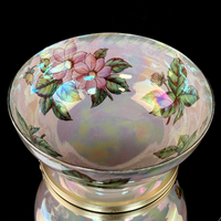Thumbnail for Maling Dahlia Lustre large Bowl Pink Floral England 20cm HandPainted gift0