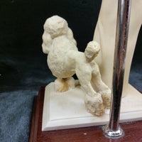 Thumbnail for Vintage Vittorio Tessaro Figurine Lamp - Elegant Lady & Poodle - untested! 199210
