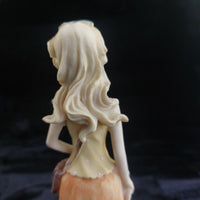 Thumbnail for Resin Girl Figurine with Purse & Dress –Blonde Vintage Style Statue  10