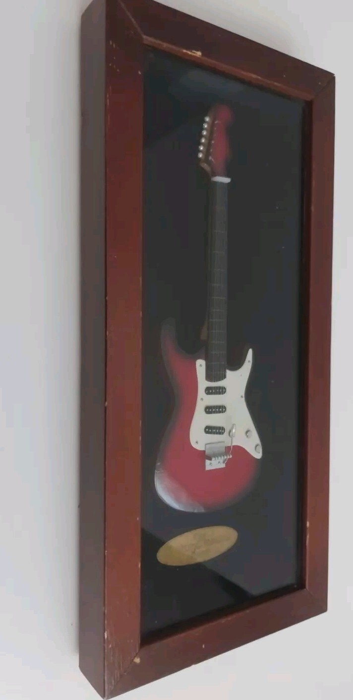 Wooden Frame with Guitar Model, Classics Collection 13"x 6.3" x1.2" object frame3