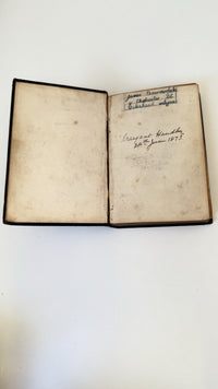 Thumbnail for Holy Miniature Bible Leather Bound British & Foreign Bible Society Antique 18727