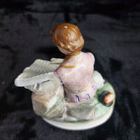 Thumbnail for Staffordshire Figurine Reading Man Book 6