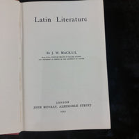 Thumbnail for Latin Literature by J.W. Mackail, University Manuals, Vintage 1919 Hardcover5