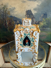 Thumbnail for Rare Antique Porcelain Victorian Potpourri Jar /vase/ box German/Dresden Style15