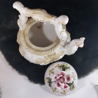 Thumbnail for Rare Capodimonte Italian Porcelain Teapot – Floral Rococo Style Tea Pot gift5