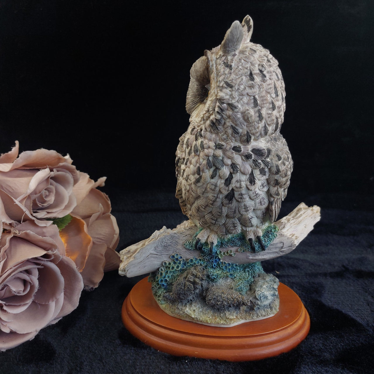 Border Fine Arts 1998 Long Eared Owl Russell Willis 541729  BFA Birds Figurine3