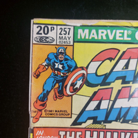 Thumbnail for Marvel Captain Comics America (May 1981) Hulk Appearance 257 Comic Book Classic2