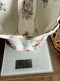 Thumbnail for Stunning St. George & Kenall Fine China Bone Floral vase and Tray Set England.17