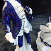 Thumbnail for Style Dresden Figurine Pair 8.5