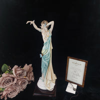 Thumbnail for Florence Armani lady figurine Wings of Beauty Box & COA Limited Edition lux deco1