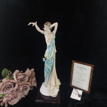 Florence Armani lady figurine Wings of Beauty Box & COA Limited Edition lux deco1