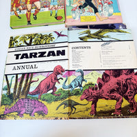 Thumbnail for Set 4 Of Vintage Boys Annuals Roy Of The Rovers Tarzan Victor Hotspur 1970-19802