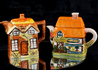 Thumbnail for 2*Paul Cardew George & Dragon & Newton Ridley Pub Teapot Set Ceramic kitch decor0