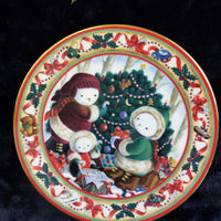 Thumbnail for Princess House Collector Plate 2000 tree with Frosty Friends Boxed xmas decor7