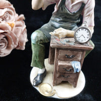 Thumbnail for Porcelain of watchmaker a CAPODIMONTE. Antonio Benni. Is Finger Broken, chipped4