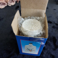 Thumbnail for Vintage Zier Dose Floral Ceramic Lidded Trinket Box Jar Original Box 13cm White 8