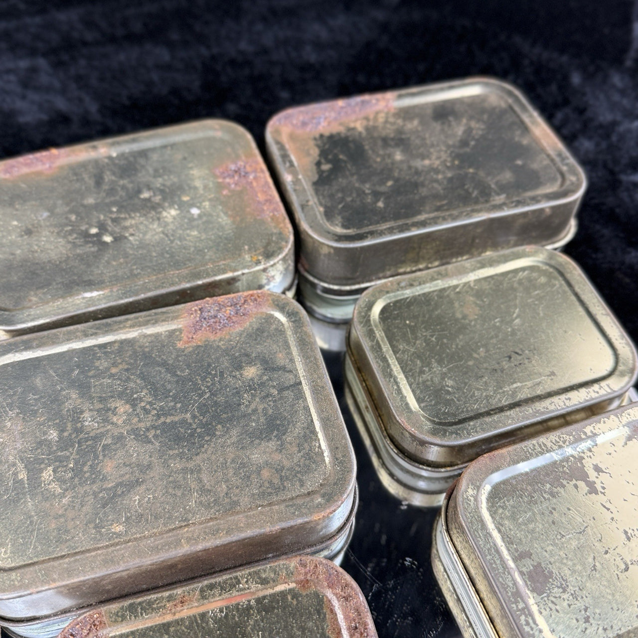Rare 10 Balkan Sobranie Express State Tobacco Tin Lot Vintage UK Flake Ornament10