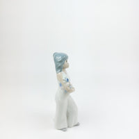 Thumbnail for Casades & Girl Dog Porcelain Figurine Spanish Handcrafted Floral Art 8.5