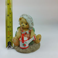 Thumbnail for Cherished Teddies Ella Love Grows 156329 Watering Can Bear Boxed 1995 kids decor6