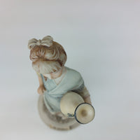 Thumbnail for Signed A. Belcari Girl with Dog Vase Capodimonte Italian Porcelain 7