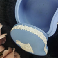 Thumbnail for Wedgwood 1954 Blue Jasperware Heart Box 2.5
