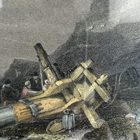 Thumbnail for Antique Hand-Colored Lithographs Dunstanborough Castle & Tynemouth Pair Prints16