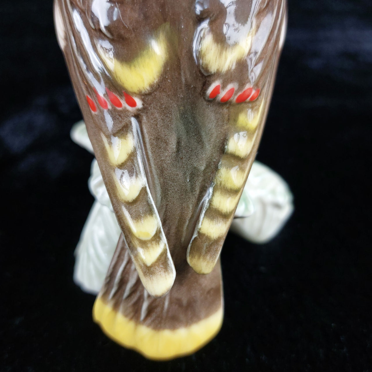 1967 Goebel bird Porcelain figurine Cedar Waxwing - 7" CV90 rare Germany Brown10