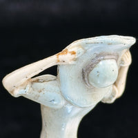 Thumbnail for Celluloid Miniature Lady Figurine – Art Deco 1920s Style Woman in Blue Hat– 4”6