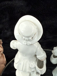 Thumbnail for antique figurine couple see the pics decor bookshelf collectables Unmarked White3