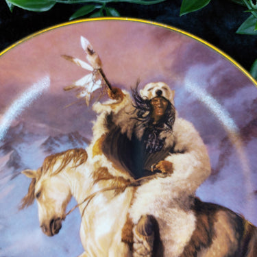 Franklin Mint Limited Edition  Spirit of the North Wind by Hermon Adams  8 Plate1