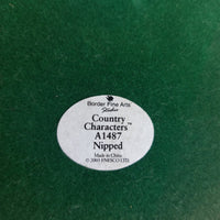 Thumbnail for Border Fine Arts Country Characters A1487 Nipped Otter Figurine Crab 6.5in 200310